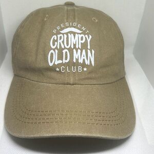 “President Grumpy Old Man Club” Baseball Cap – Adjustable Fit